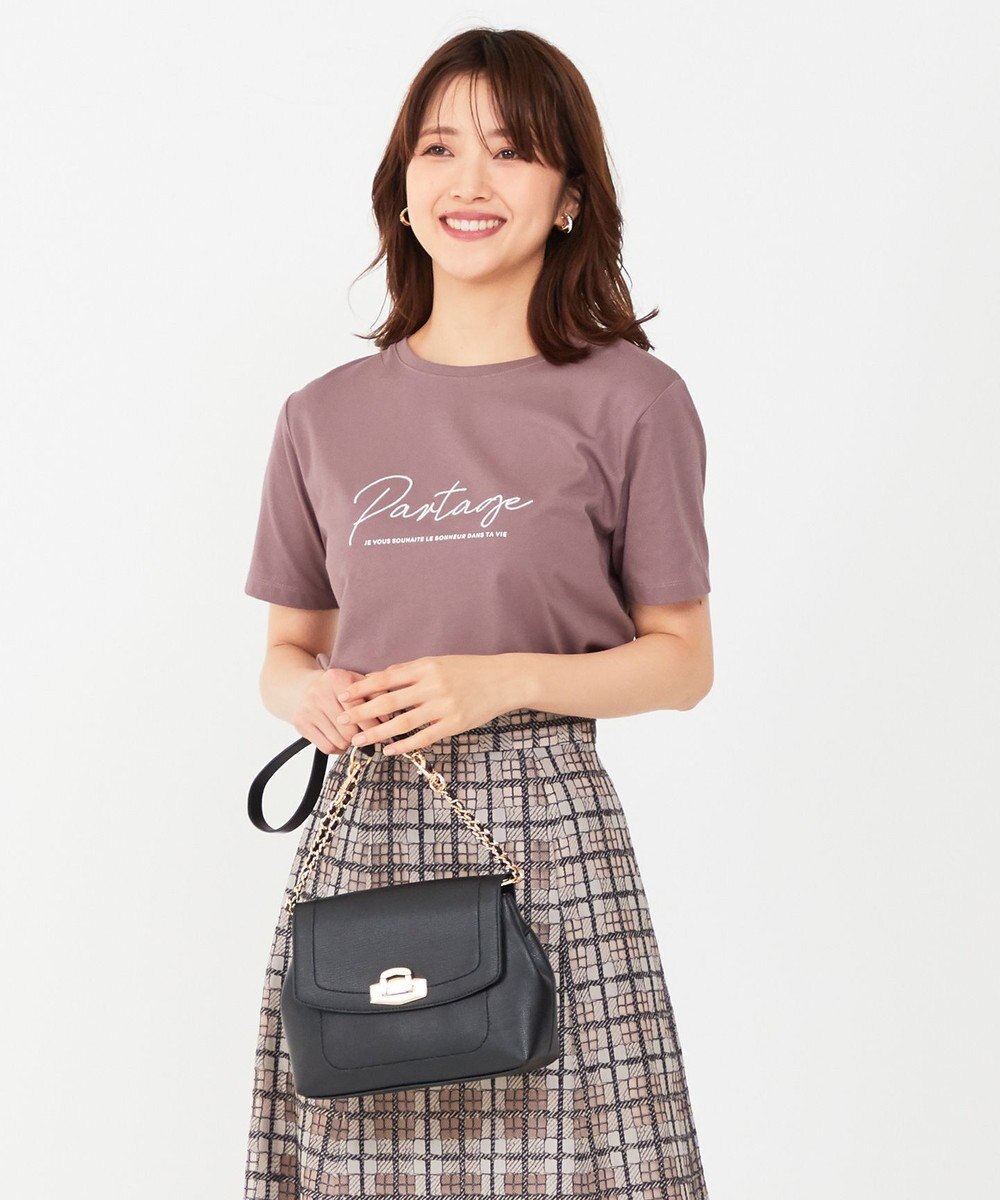 ANY SIS S ロゴ刺繍 Tシャツ 