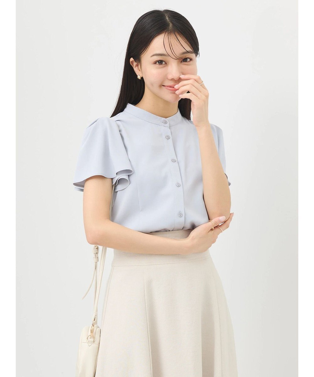 earth music&ecology ラッフルブラウス 