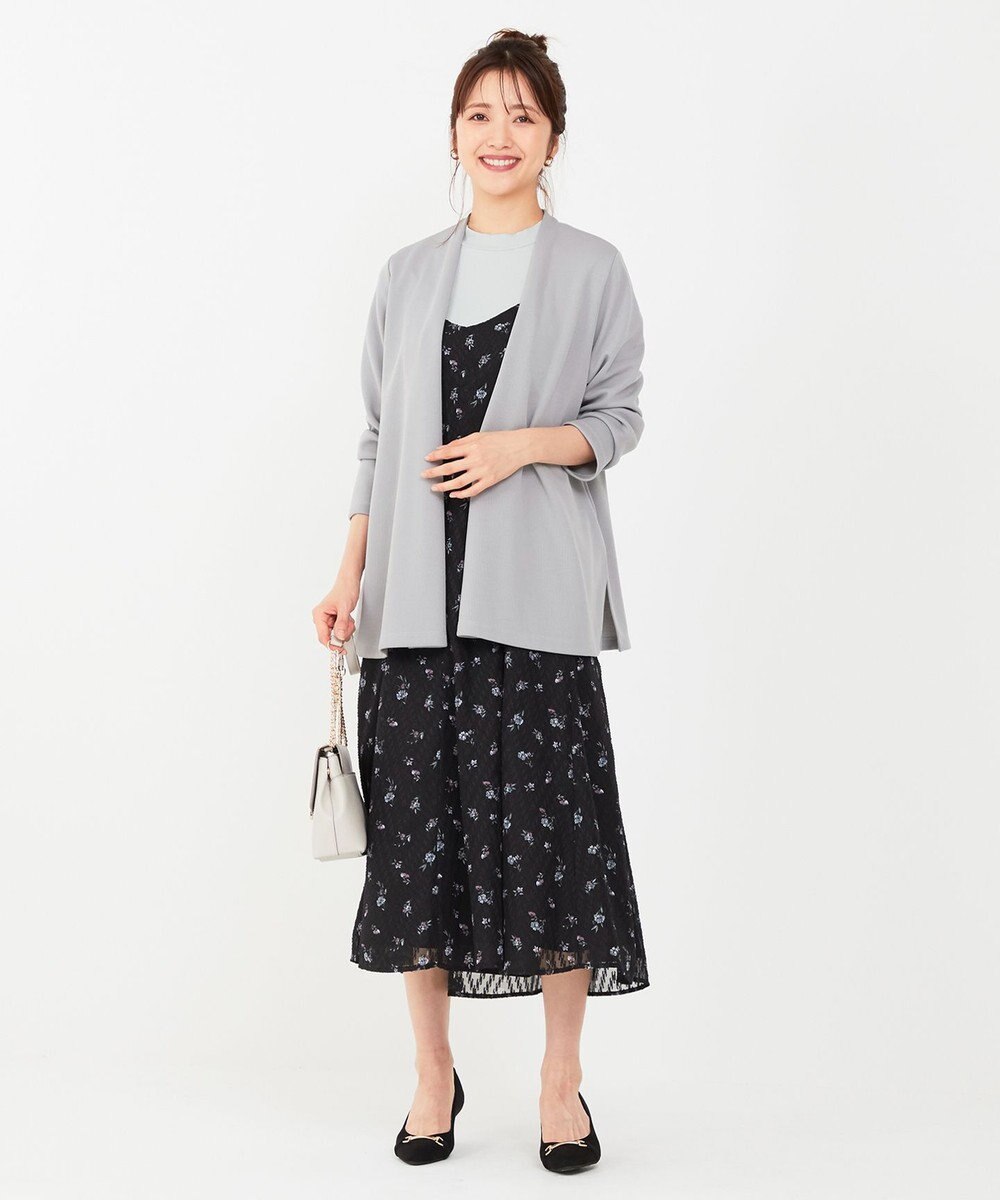 ANY SIS 【2SET】フラワーキャミ ワンピース × リブインナー 