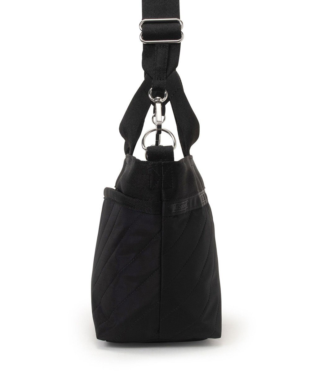 LeSportsac SMALL BUCKET TOTE/ラインデボスブラック 