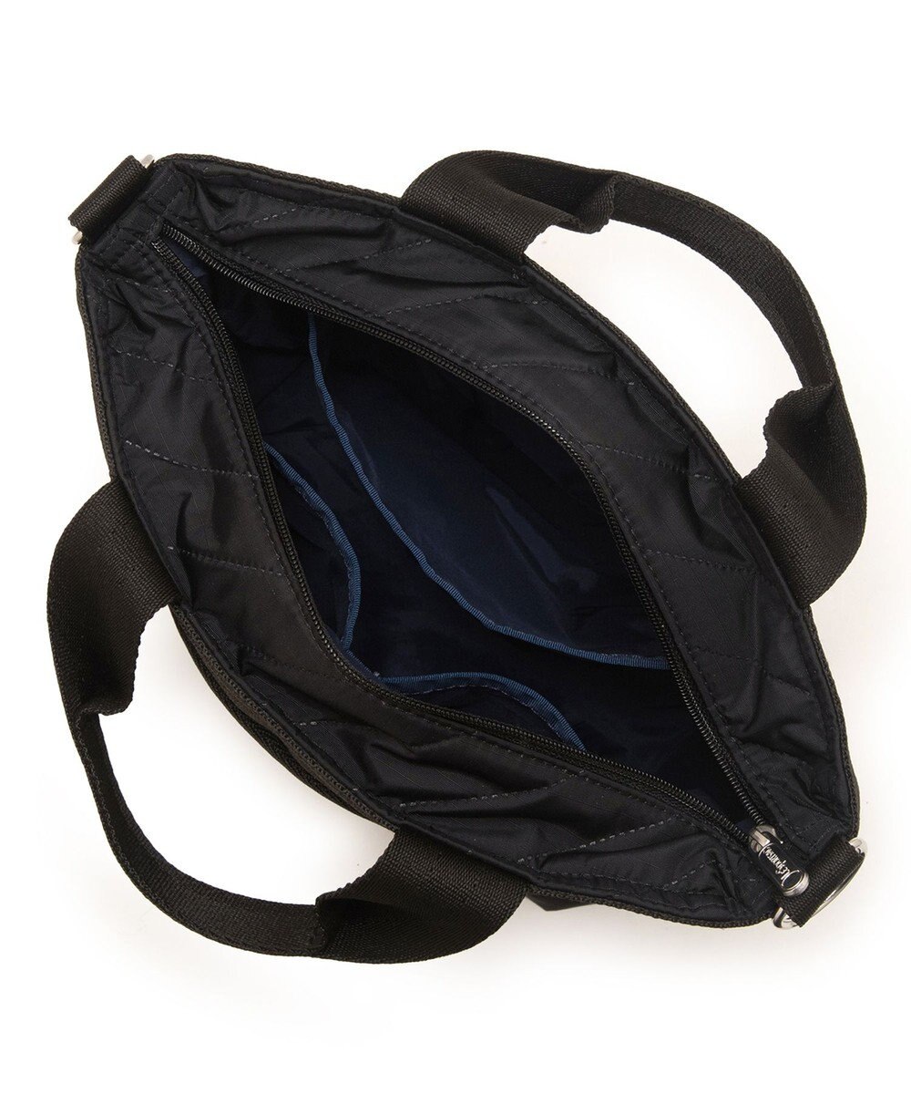 LeSportsac SMALL BUCKET TOTE/ラインデボスブラック 