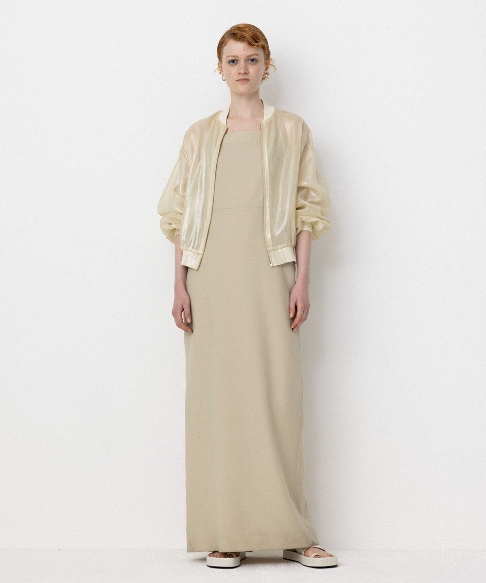 NAVE 【Nave・セットアップ可】ウールポリエステルツイルキャミドレス 