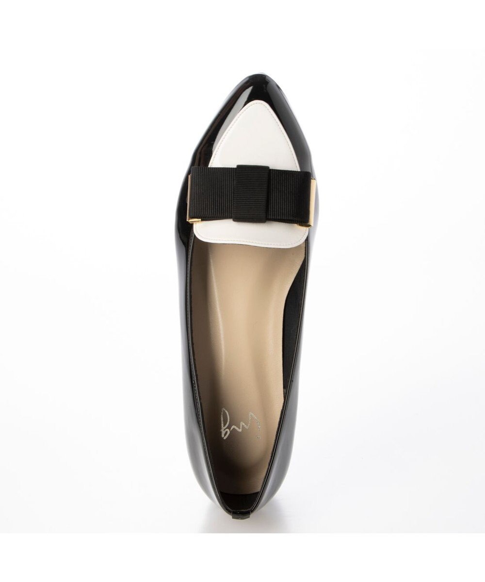 ing <ing>【WEB限定】【レイン対応】リボンモチーフフラットパンプス 