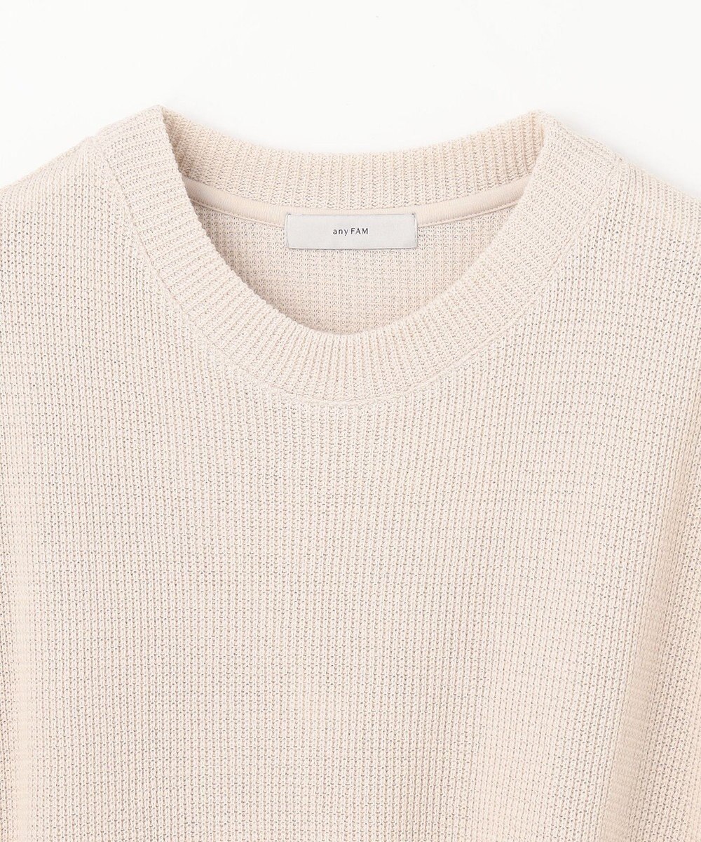 ANY 【洗濯機可】フレンチスリーブニットソー 