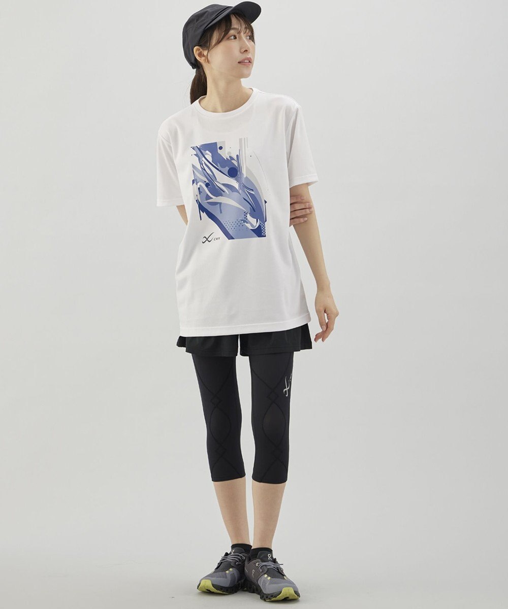 CW-X 【WOMEN】 CW-X スポーツタイツ セミロング 7分丈 股関節・ひざサポート クールタイプ ジョギング・ウォーキング レディース HXY767 /ワコール 