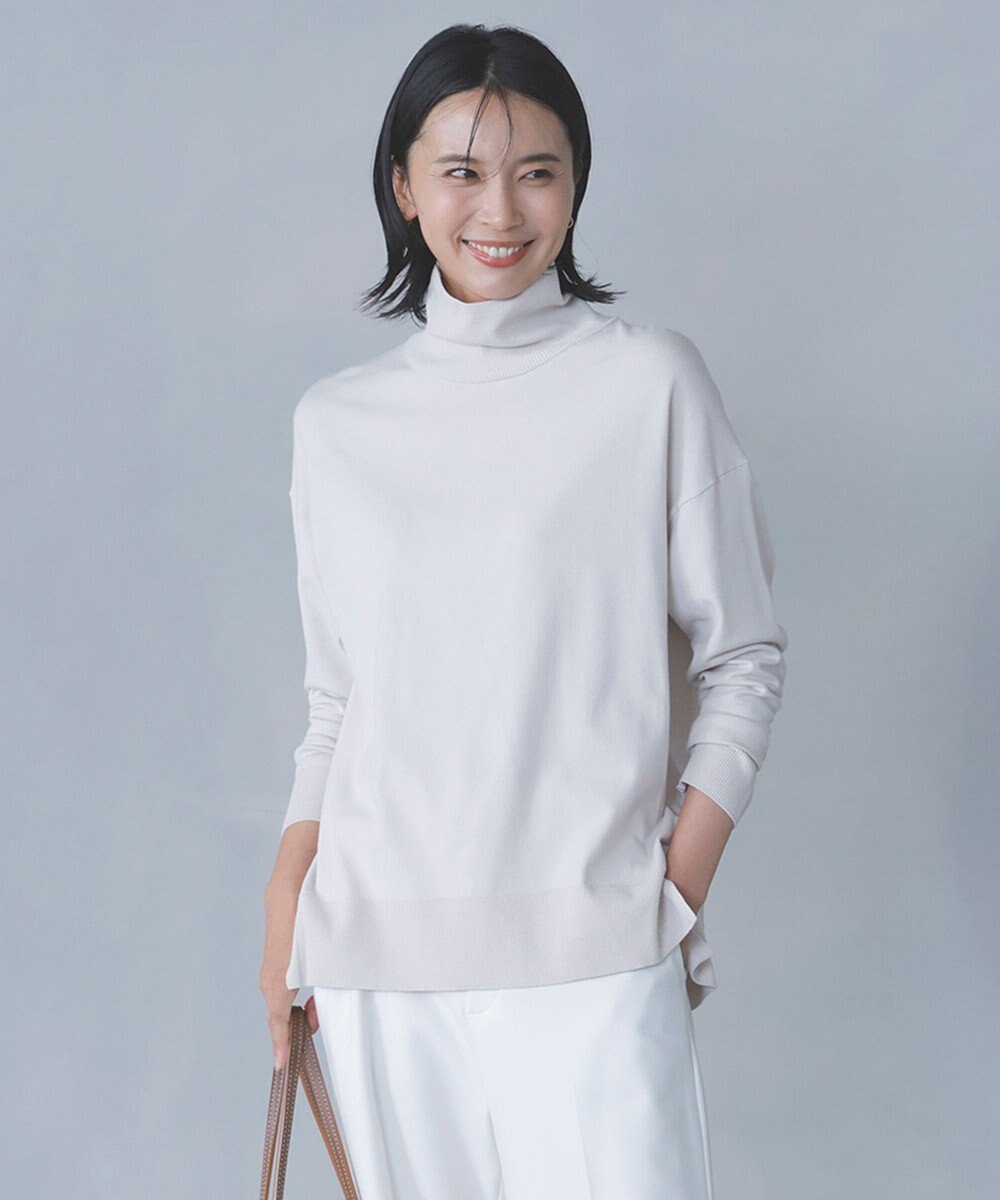 UNFILO マイビューティーニット タートルネック 