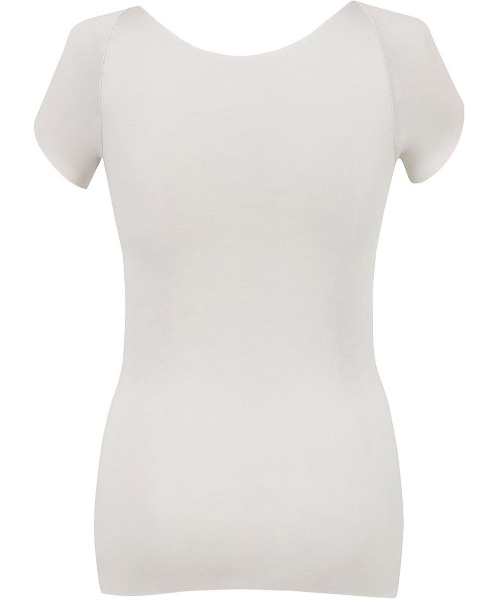 Wing インナー 【綿の贅沢オーガニック フラットタイプ】 オーガニックコットン混素材 ひびきにくくさらっと薄くて軽い ２分袖 EL1248 ウイング／ワコール 