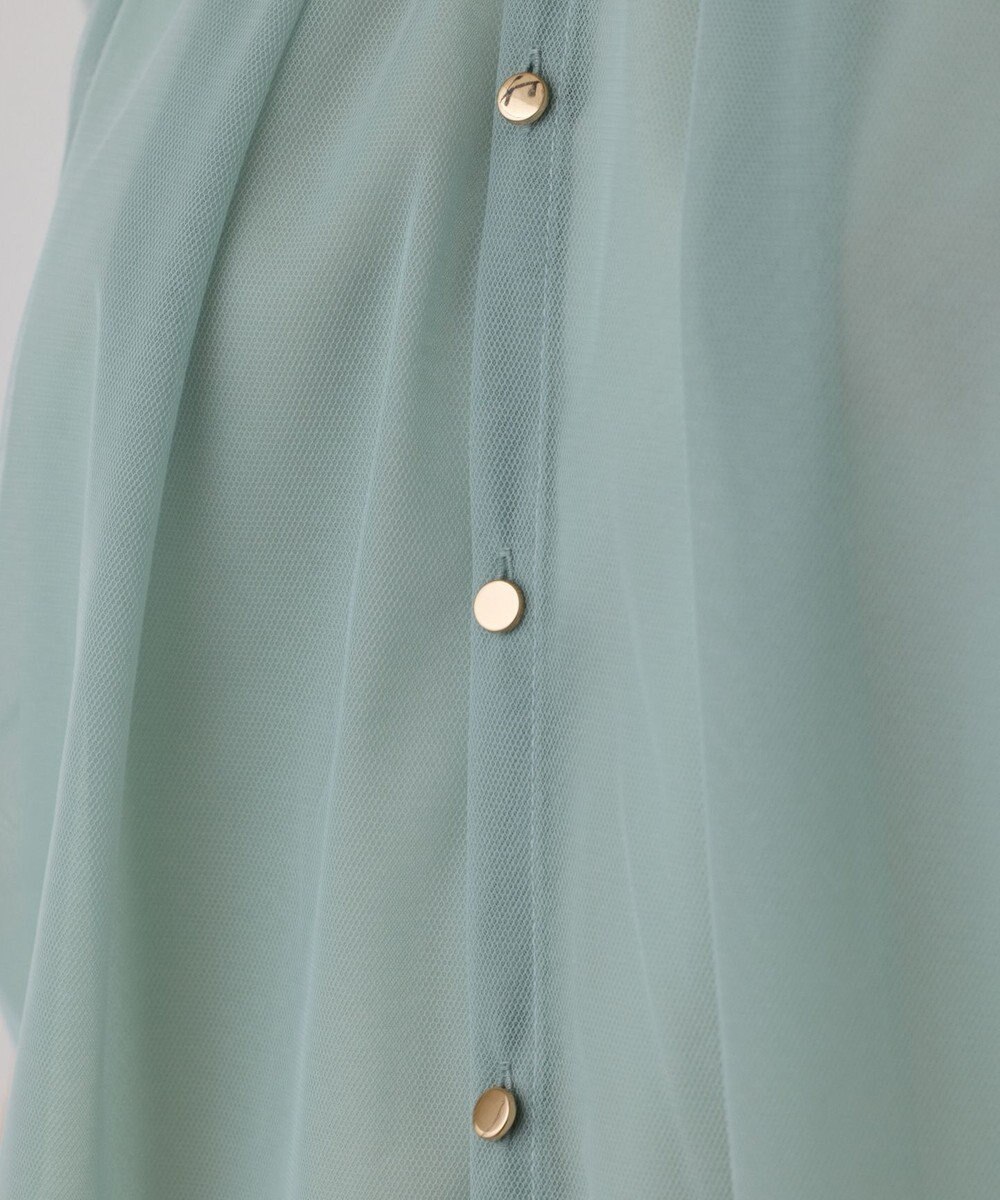 GRACE CONTINENTAL チュールタックノースリーブ 