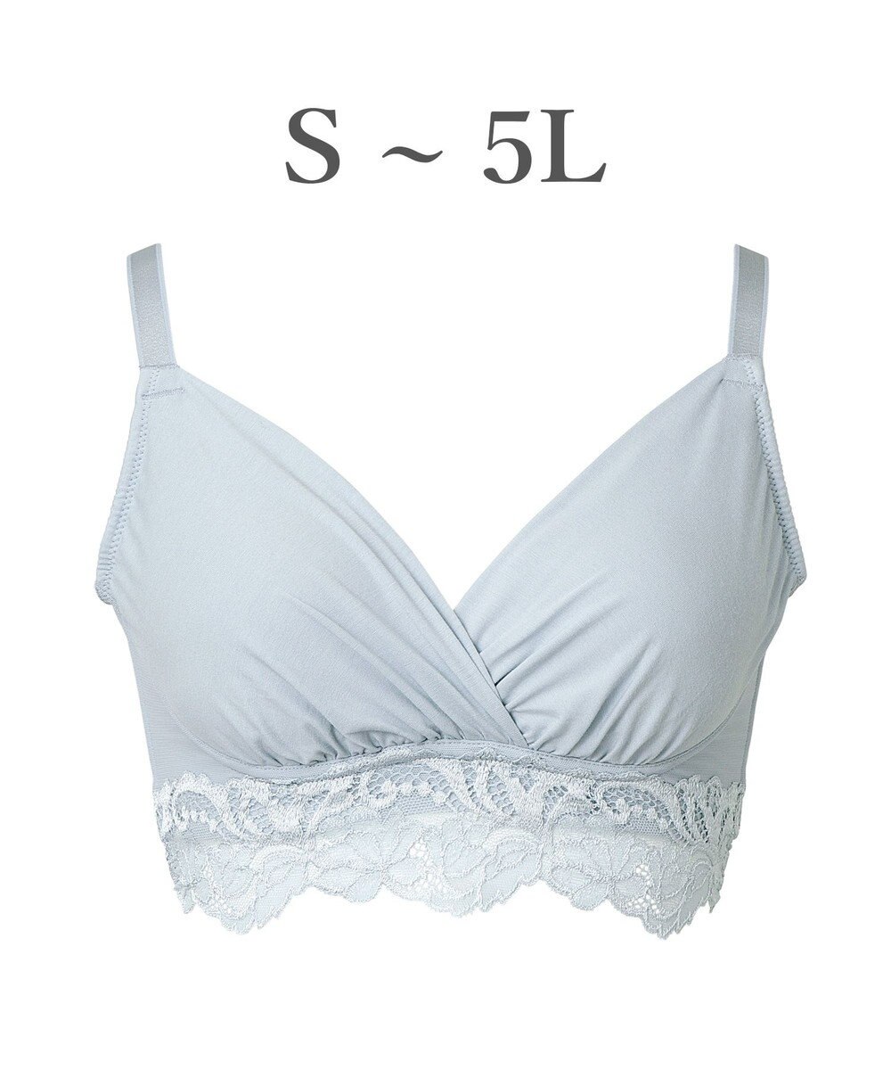 BRADELIS New York 【BRADELIS NewYork peace】綿混ストレッチハイブリッドハートカップブラ25 ブラデリス 吸汗 速乾機能 補正 ブラジャー 