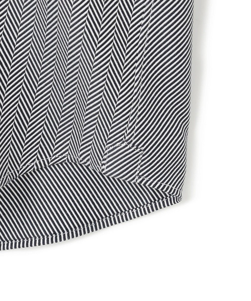 JOSEPH HOMME ツイルへリンボンクレイジー　イタリアンカラードレスシャツ 