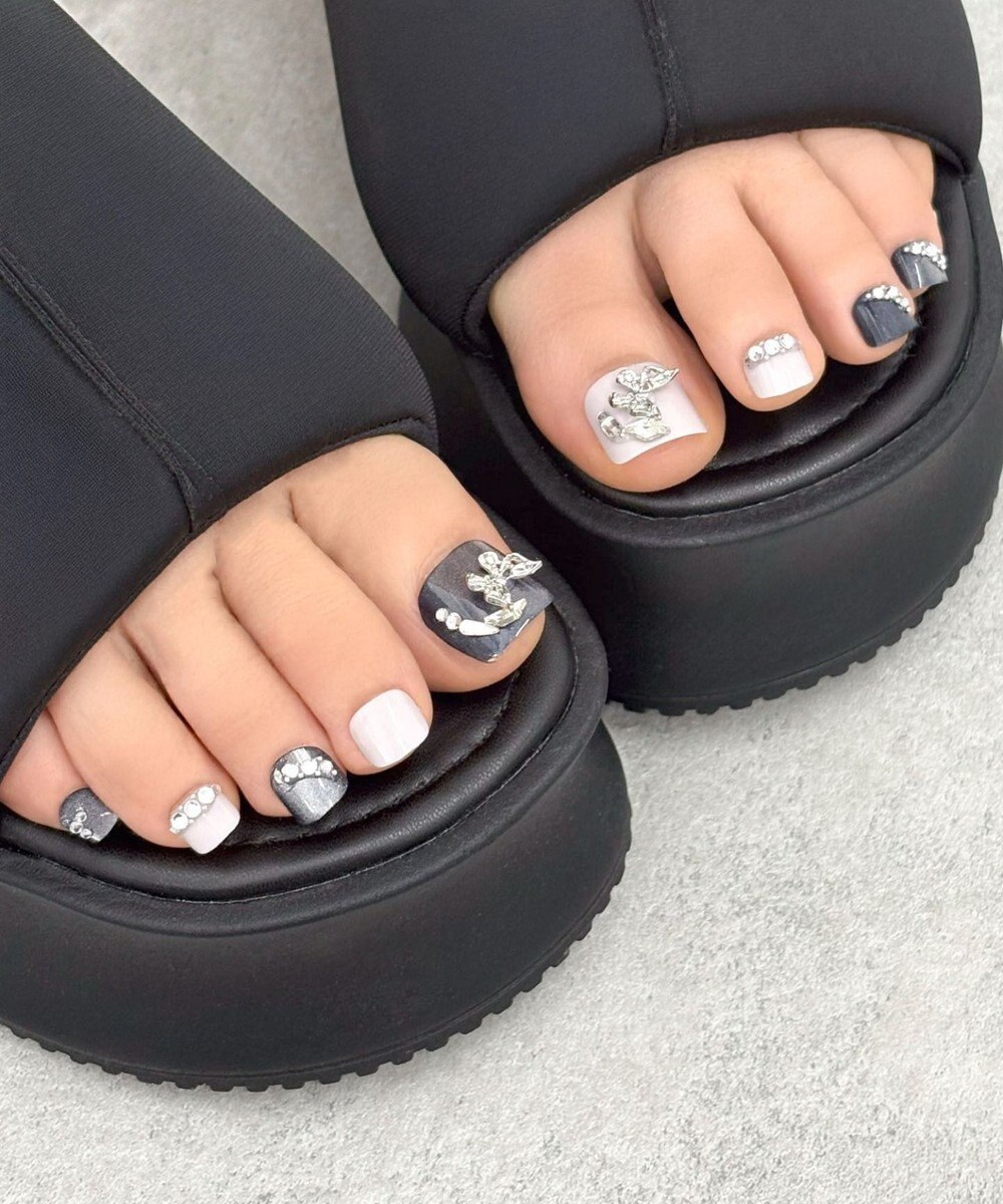 WEGO デザインフットネイルチップ 