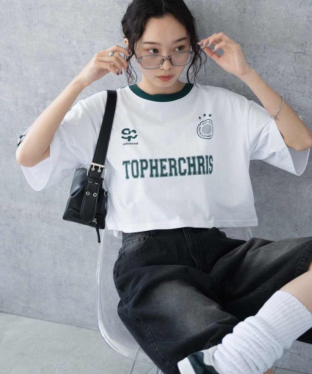 WEGO ライングラフィックショートT 