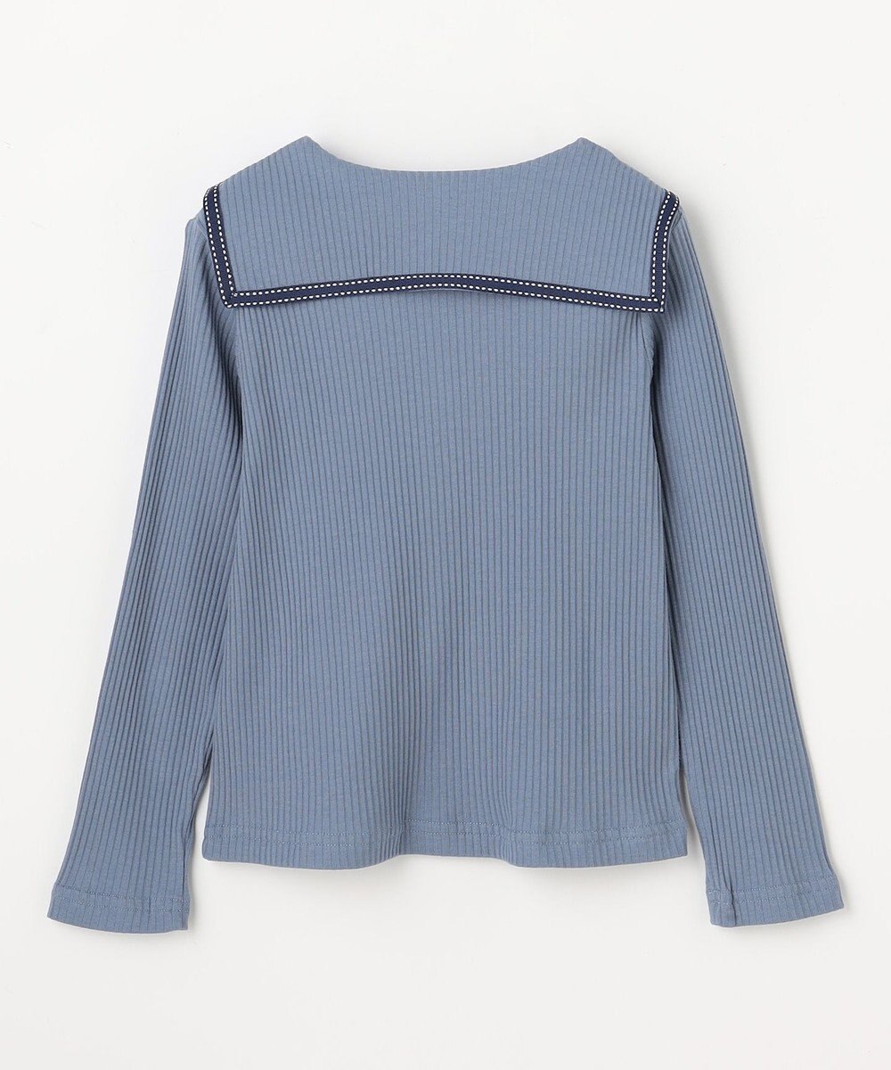 組曲 KIDS 【110-140㎝】 セーラーカラー リブトップス 