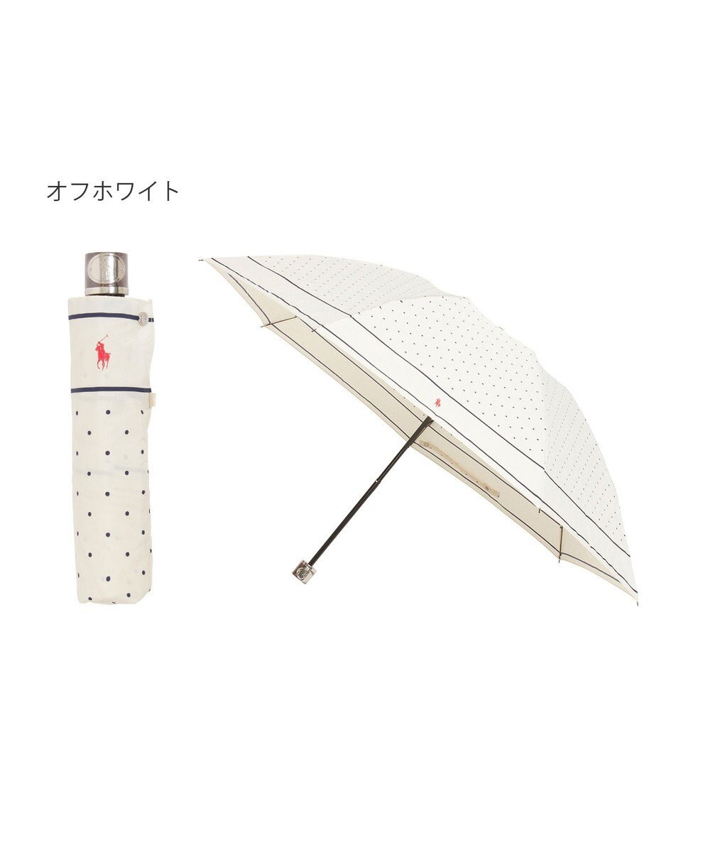 MOONBAT POLO RALPH LAUREN（ポロ ラルフローレン)ドット ポロポニー 雨傘 折りたたみ傘 