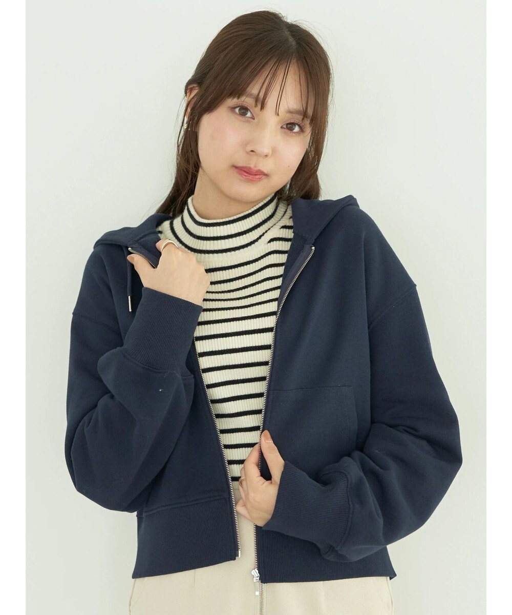 earth music&ecology 裏毛ＺＩＰパーカー 