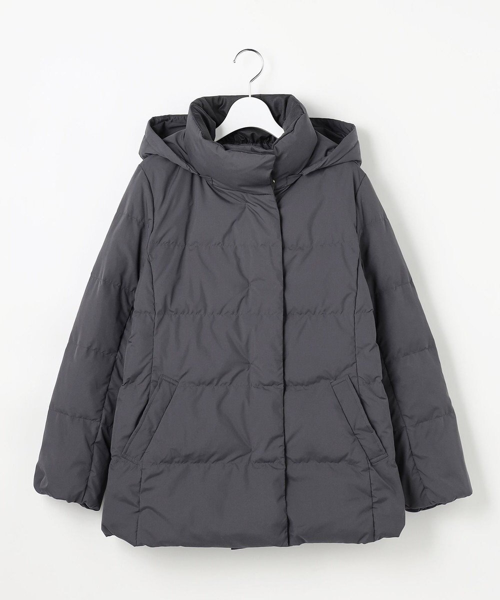 J.PRESS LADIES S 【洗える・2way】タフタダウン ミドル丈 コート 