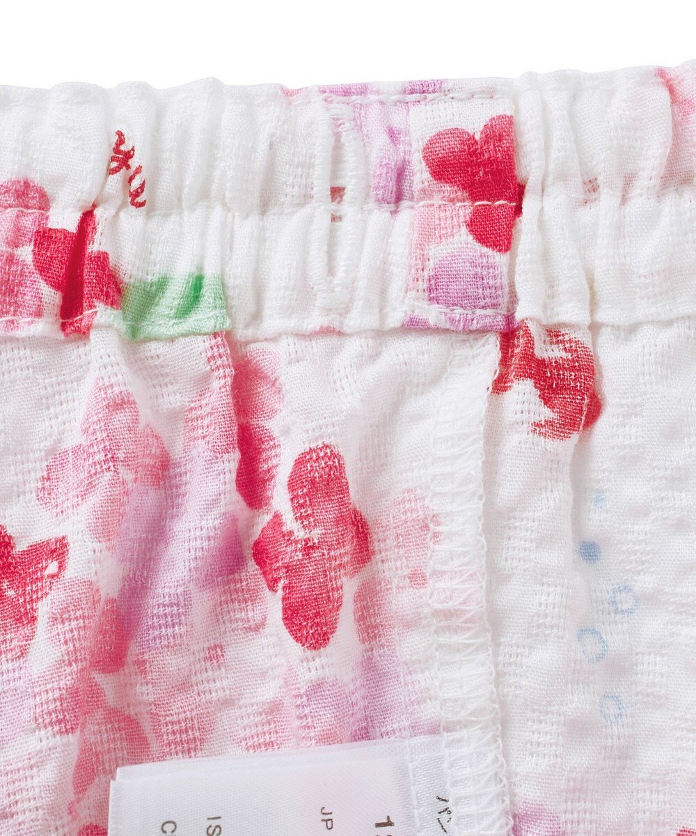 MIKI HOUSE HOT BISCUITS 【ミキハウス】【80-150cm】 アジサイ柄甚平スーツ 