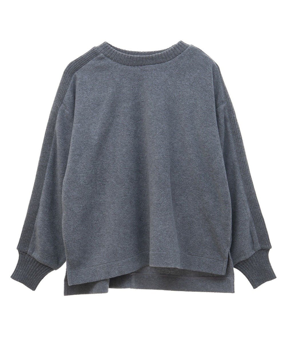 Green Parks フリース袖リブドッキングプルオーバーⅡ 