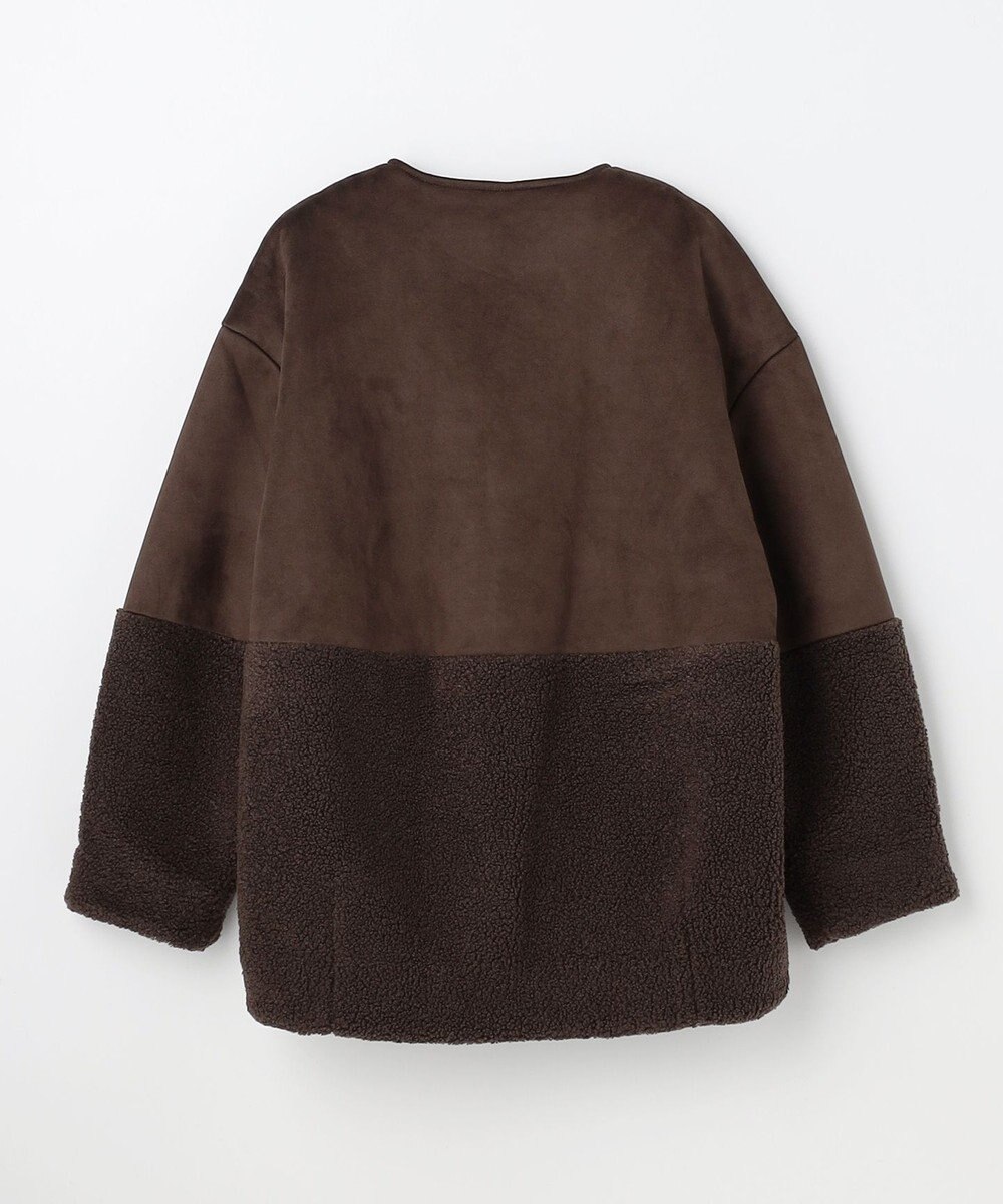 ANY L スエードボアコンビブルゾン 