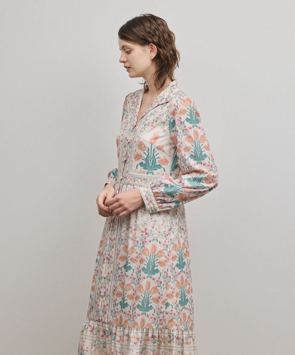 GRACE CONTINENTAL フラワーパターンプリントワンピース 