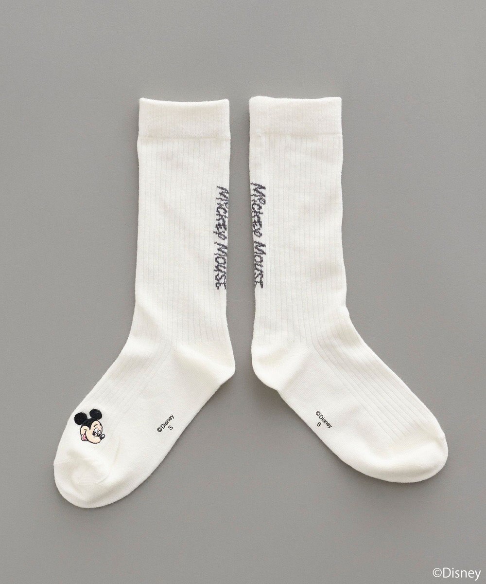 earth music&ecology 【予約】Disney/アソート刺繍入り靴下 