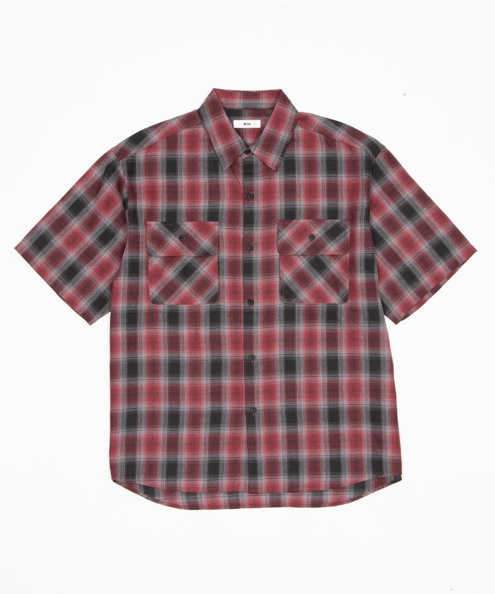 WEGO オンブレチェックシャツ（SS） 