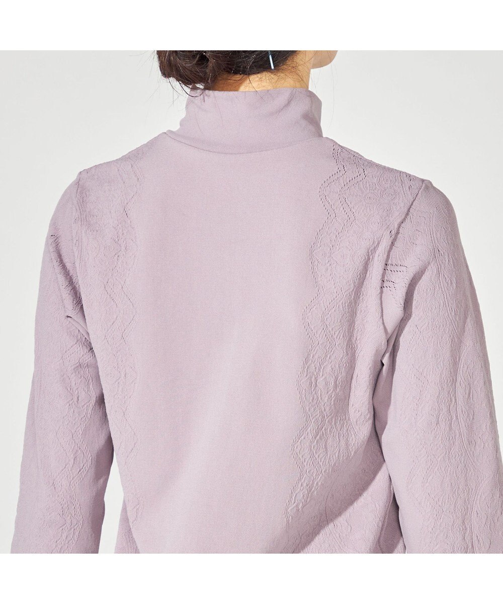 Chacott 【ノーソーイングニット】ハイネックニットジャケット 