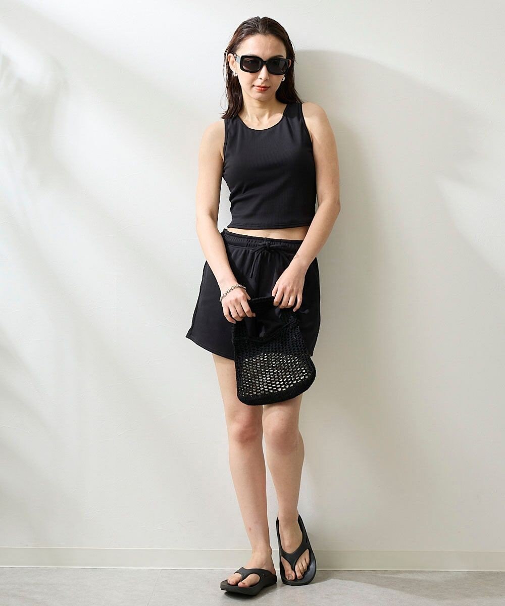 OP／FILA 【ocean pacific】ラッシュガード付き水着4点セット タンキニデザイン 