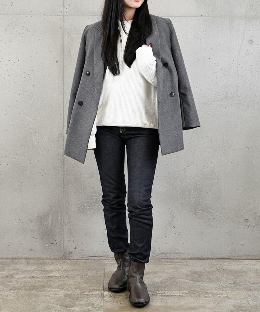 Pointer 本革軽量サイドゴアステッチショートブーツ 