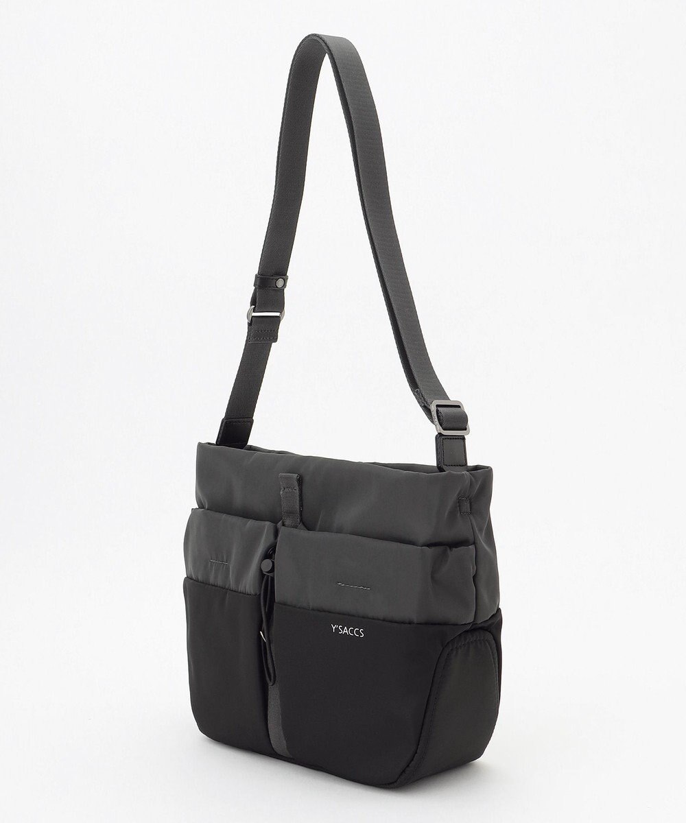 Y'SACCS ドローストリング コンビカラーショルダー 