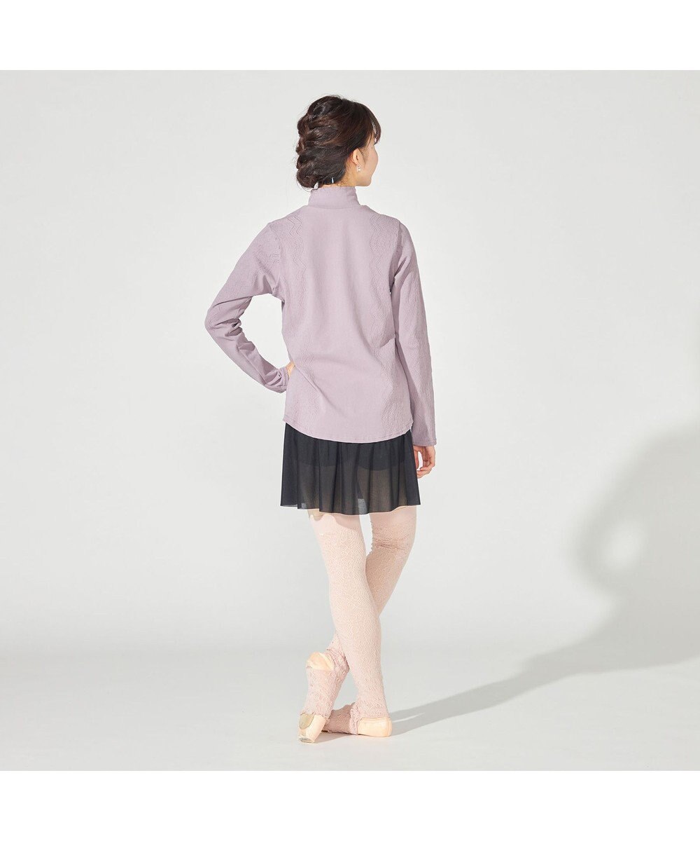 Chacott 【ノーソーイングニット】ハイネックニットジャケット 