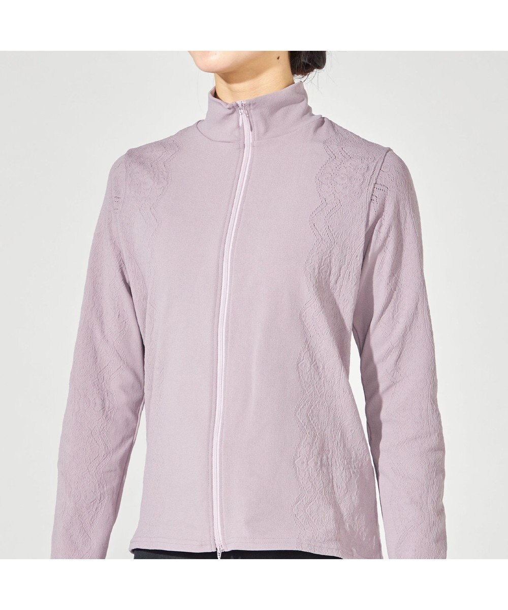 Chacott 【ノーソーイングニット】ハイネックニットジャケット 