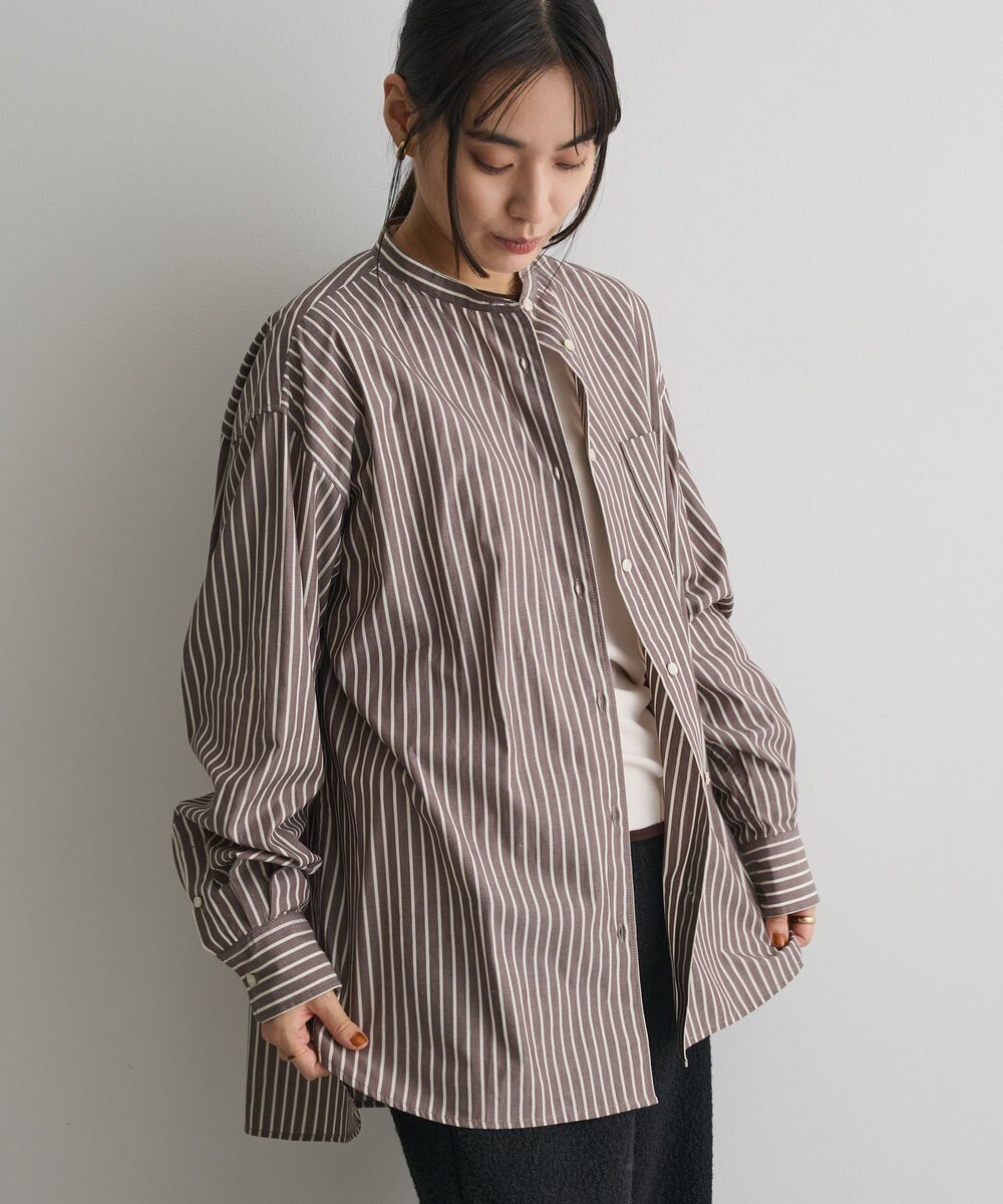 CRAFT STANDARD BOUTIQUE バンドカラーシャツ 