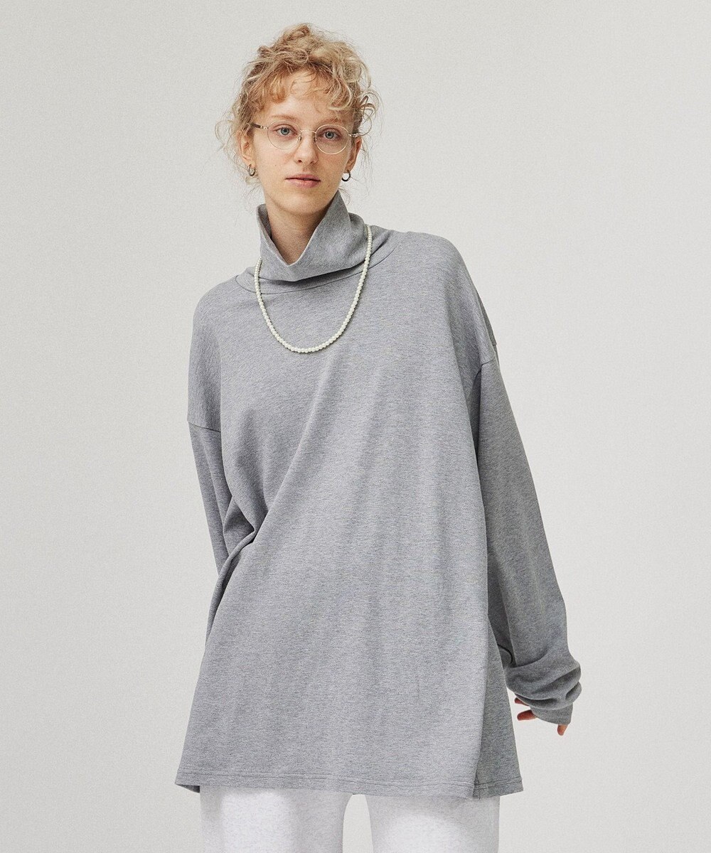 LENO MOCK TURTLE NECK PULLOVER [UNISEX] モックタートルネックカットソー 