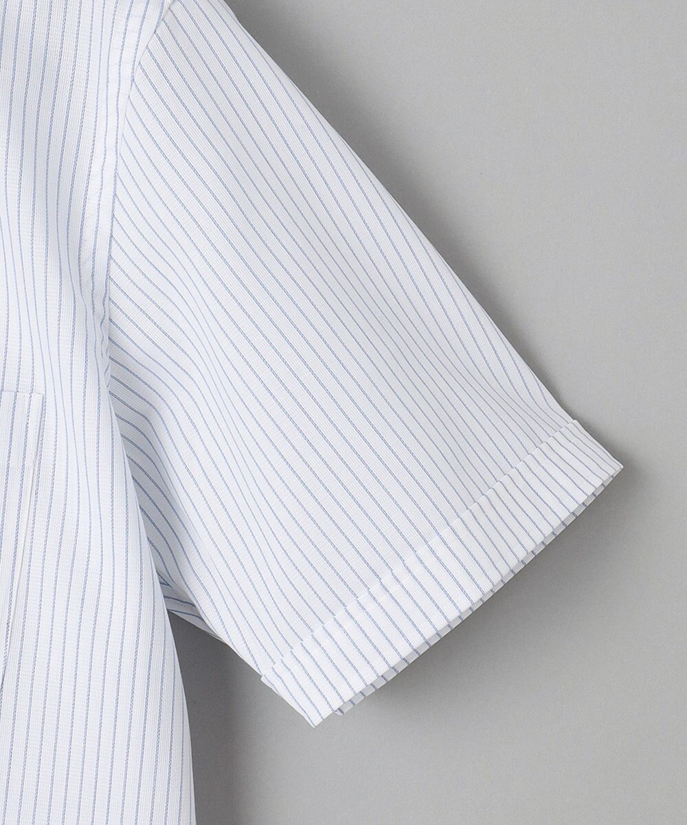 GOTAIRIKU 春夏向け【形態安定】SUMMERPREMIUMPLEATS_スナップダウン 半袖ドレスシャツ 