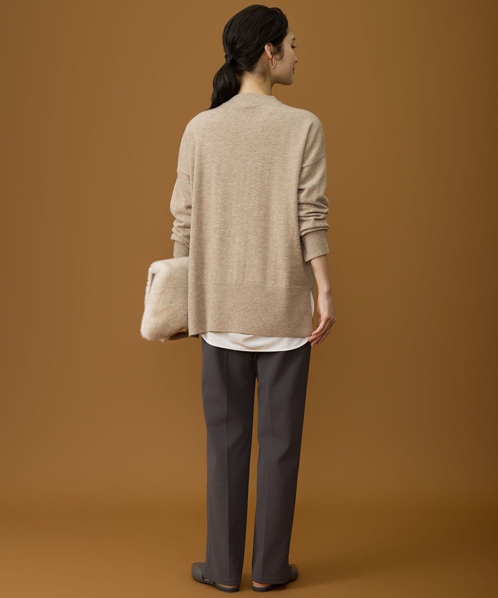 自由区 S 【SHIHOさん着用】ウールハイゲージモックネック ニット 