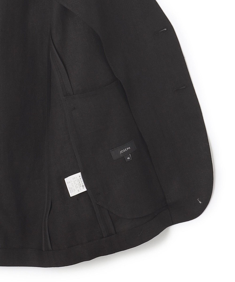 JOSEPH HOMME ペアースキンリネン　ノーカラージャケット 