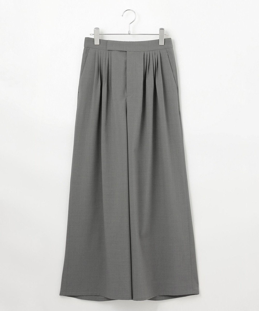 #Newans 【洗濯機可能/ストレッチ】ベリーワイドパンツ 