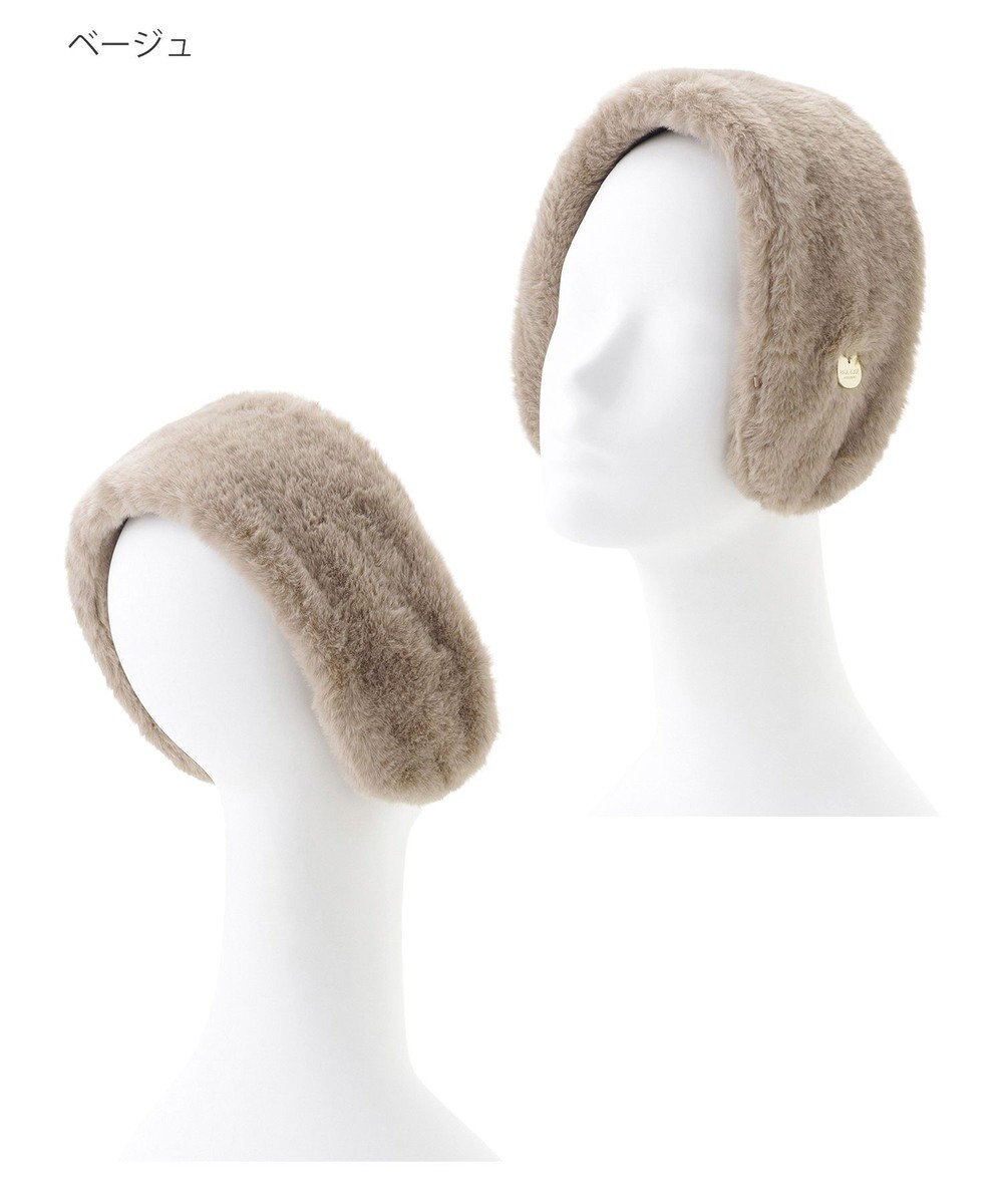 MOONBAT PAUL&JOE ACCESSOIRES(ポール&ジョー)カチューシャ イヤマフ ネコチャーム付 