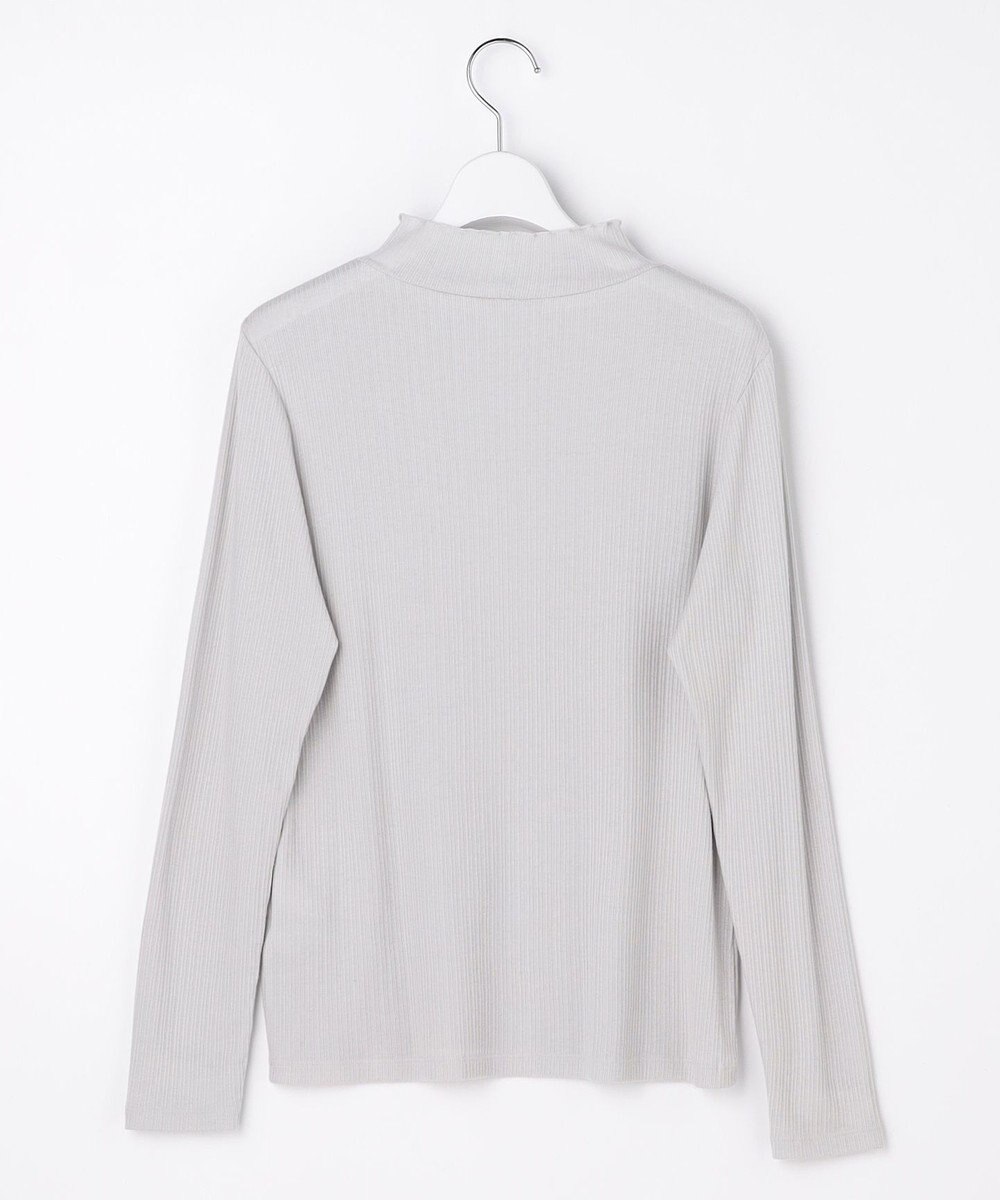 J.PRESS LADIES S シルク混ベアテレコ ハイネック シアー カットソー 