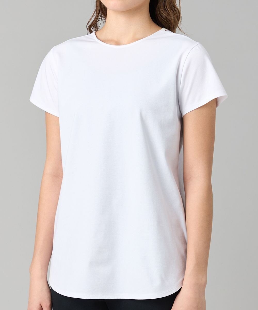 Chacott Handsome Cotton バッグディティールTシャツ 