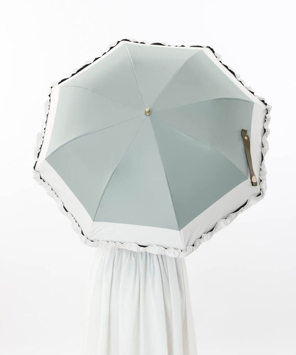 AURORA Beaurance （ビューランス）バイカラーフリル晴雨兼用パラソル（折りたたみ傘） 