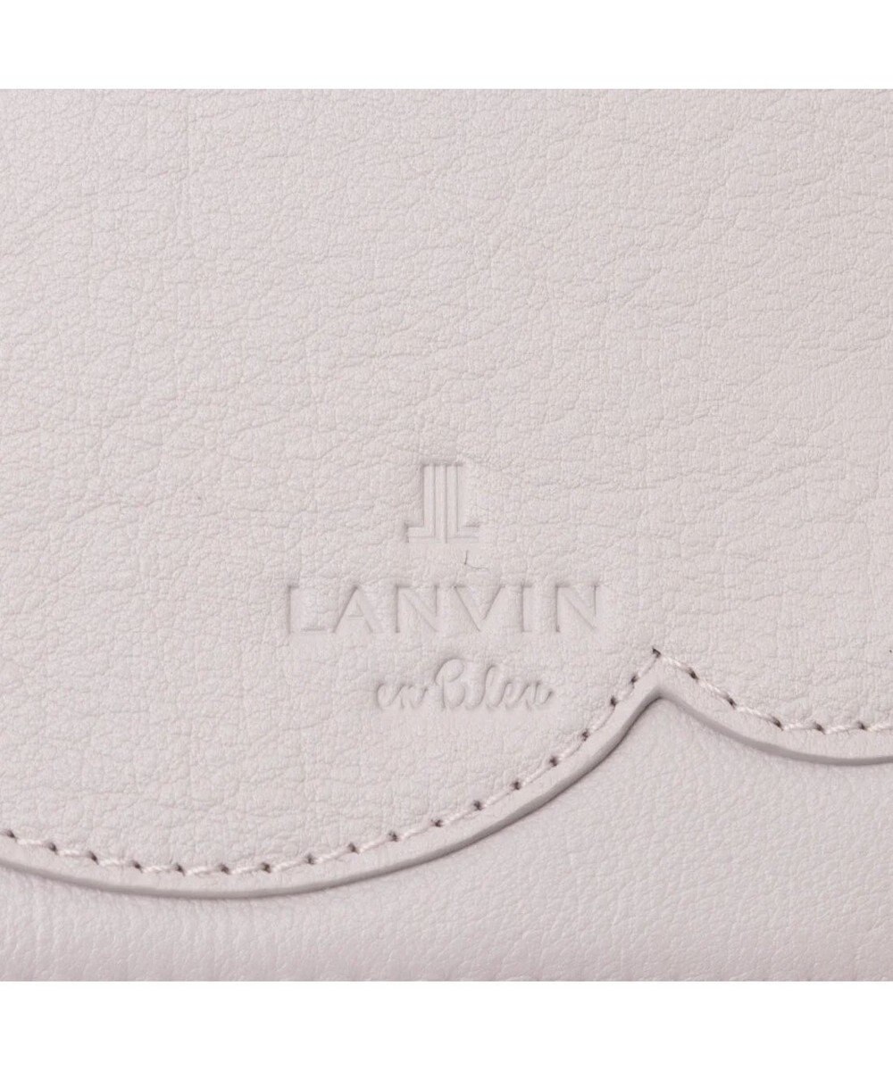 LANVIN en Bleu デクール 三面パスケース 