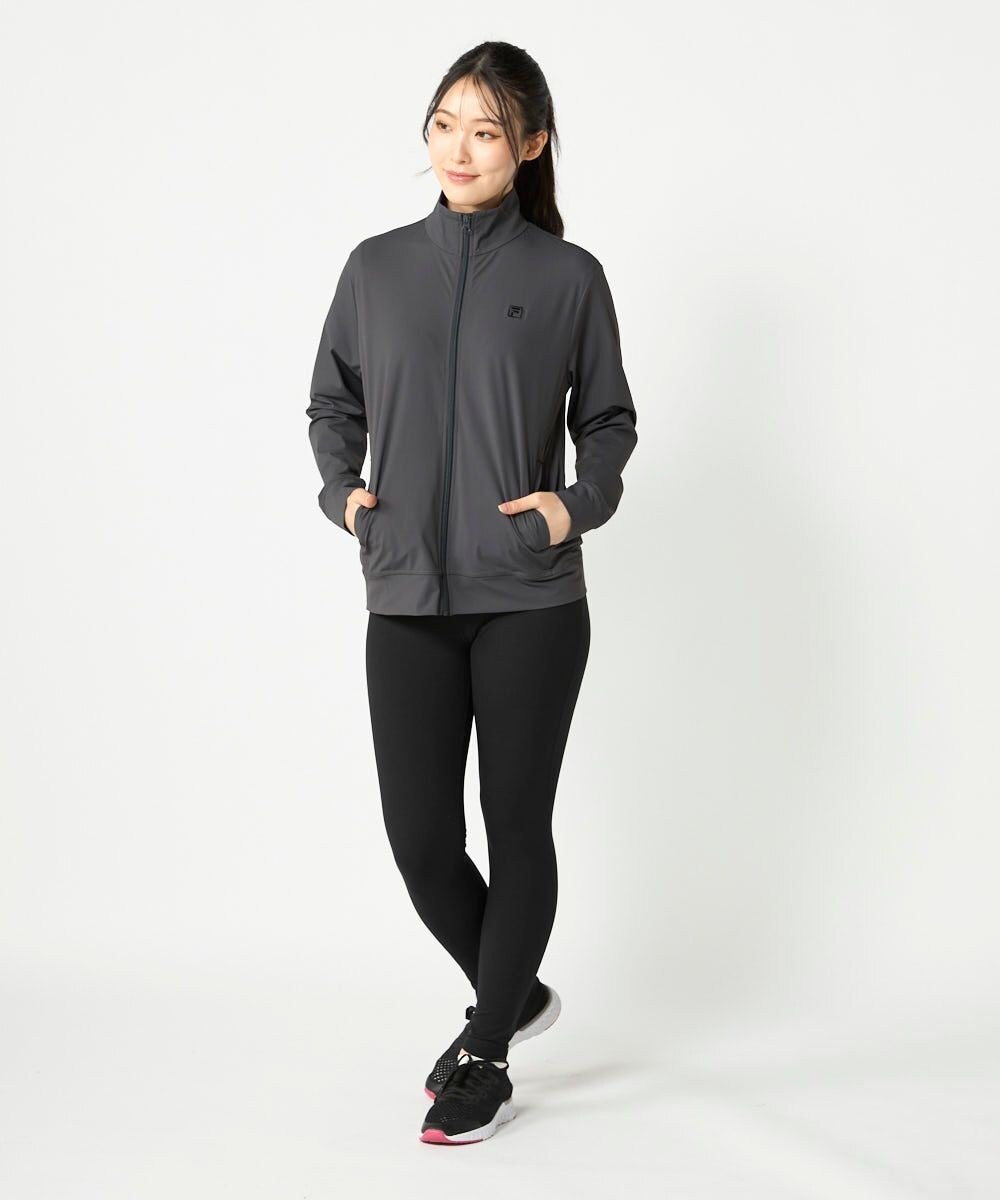 FILA GOLF／marie claire 【FILA GOLF】スタンドカラーフルジップブルゾン 