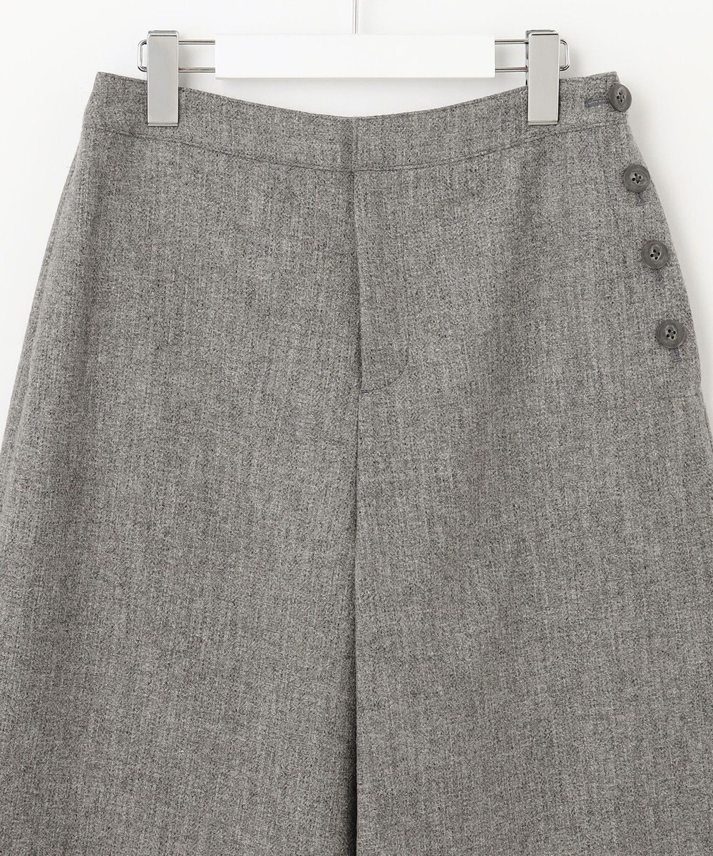 J.PRESS LADIES シャンブレーツイル キュロット パンツ 