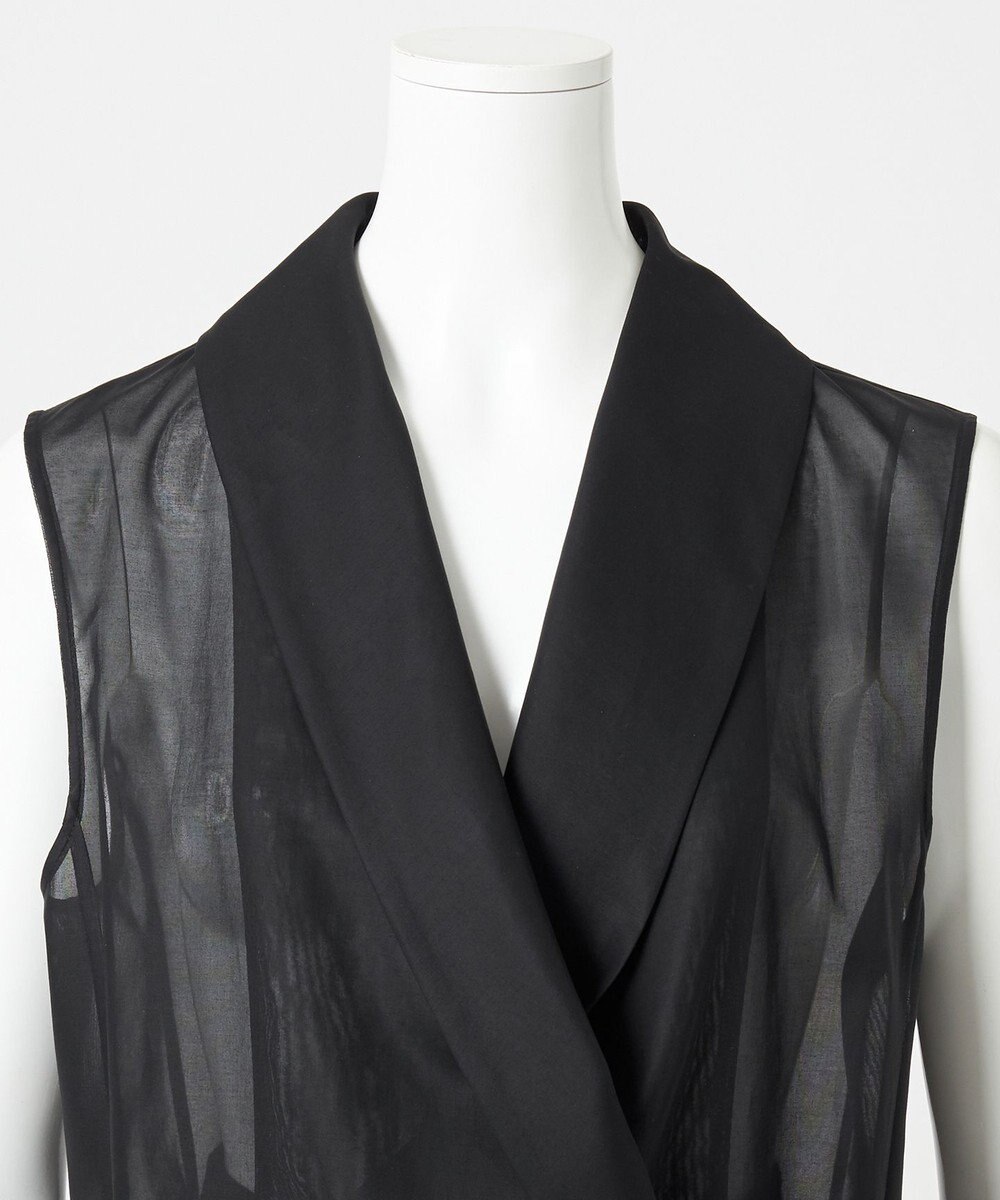 23区 L 【エステータ】コットンオーガンジー ブラウス 