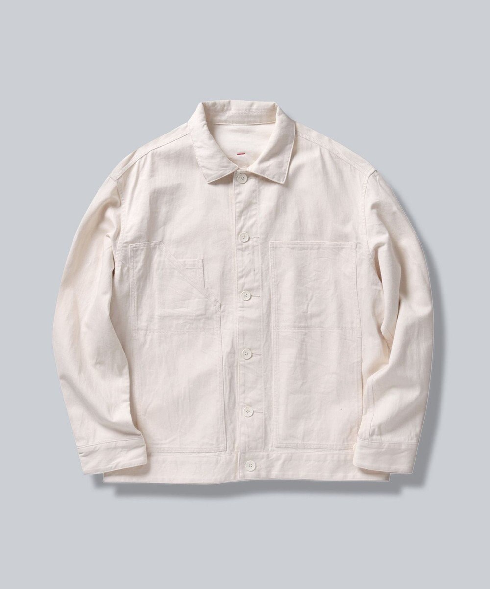 WHITE MAILS 【UNISEX】COTTON PAPER デニムジャケット 