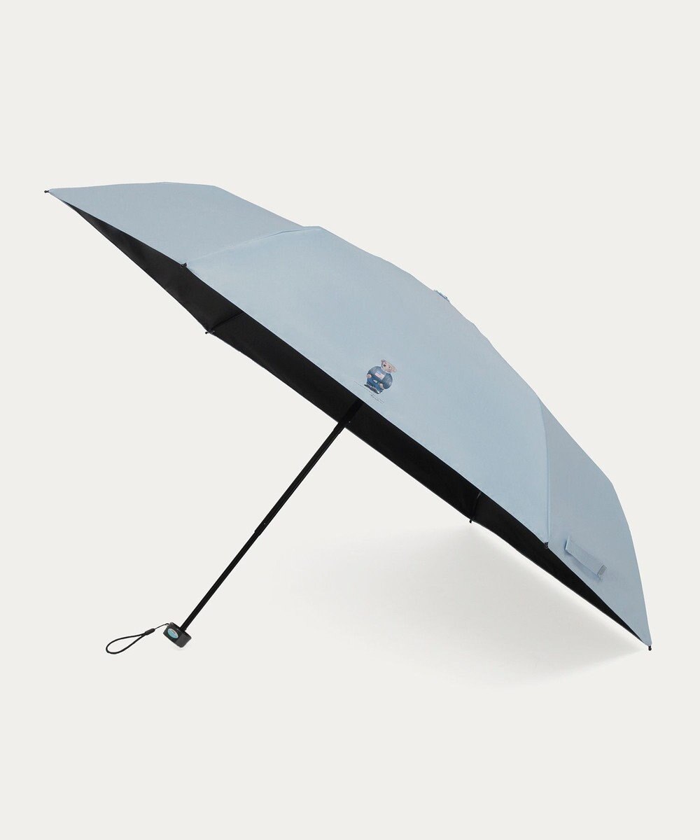 MOONBAT 【WEB限定/遮光率100%/遮熱/UV/耐風】POLO RALPH LAUREN（ポロ ラルフローレン）晴雨兼用日傘 ポロベア 無地 折りたたみ傘 