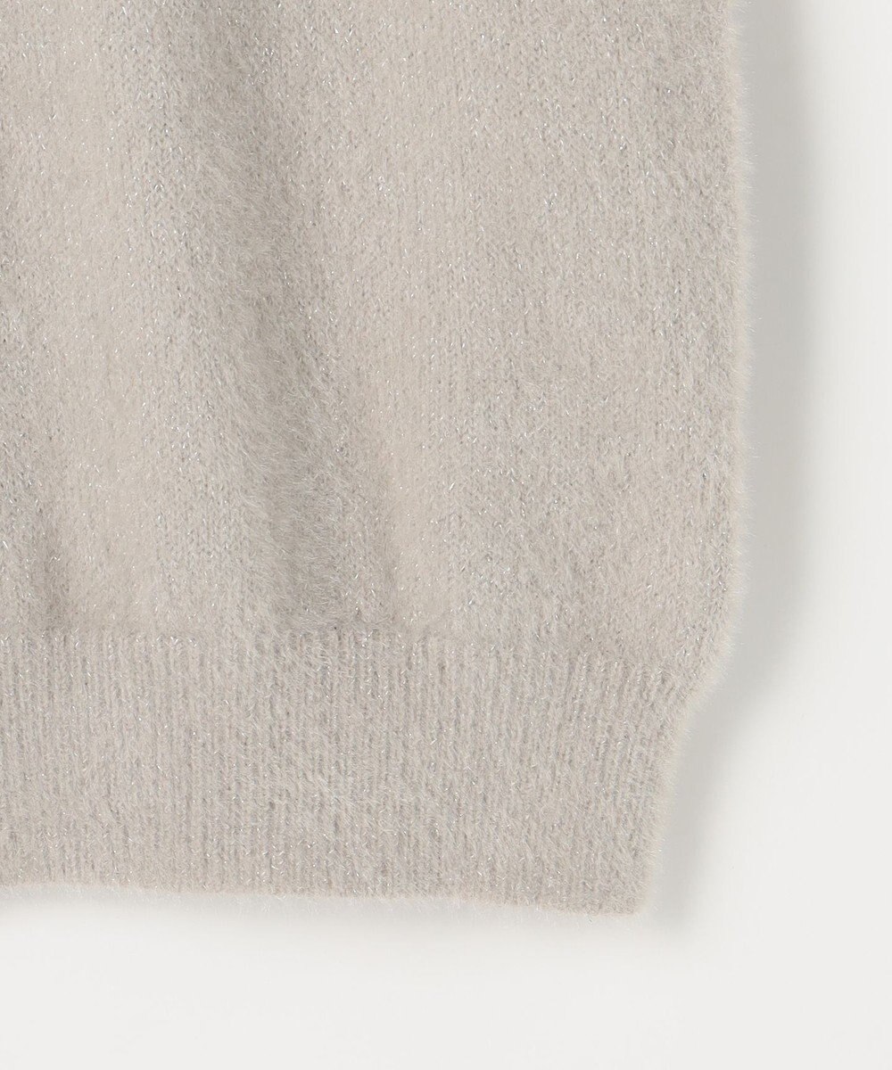 ANY SIS 【2SET】フェザー ニット × フロッキー スカート 