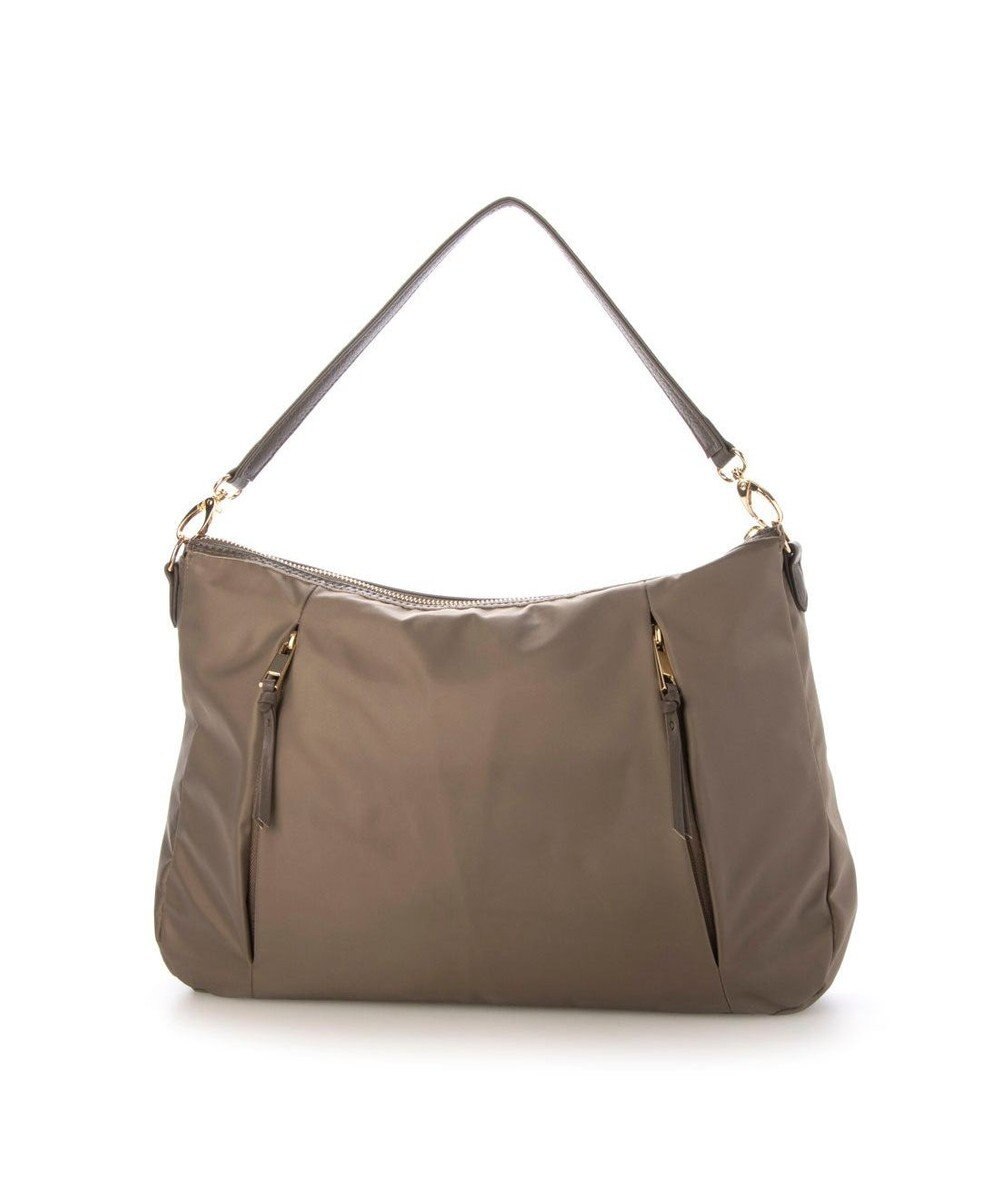 UNBILLION ペルケ perche / ナイロン牛革ヒネリかぶせ2wayトート 